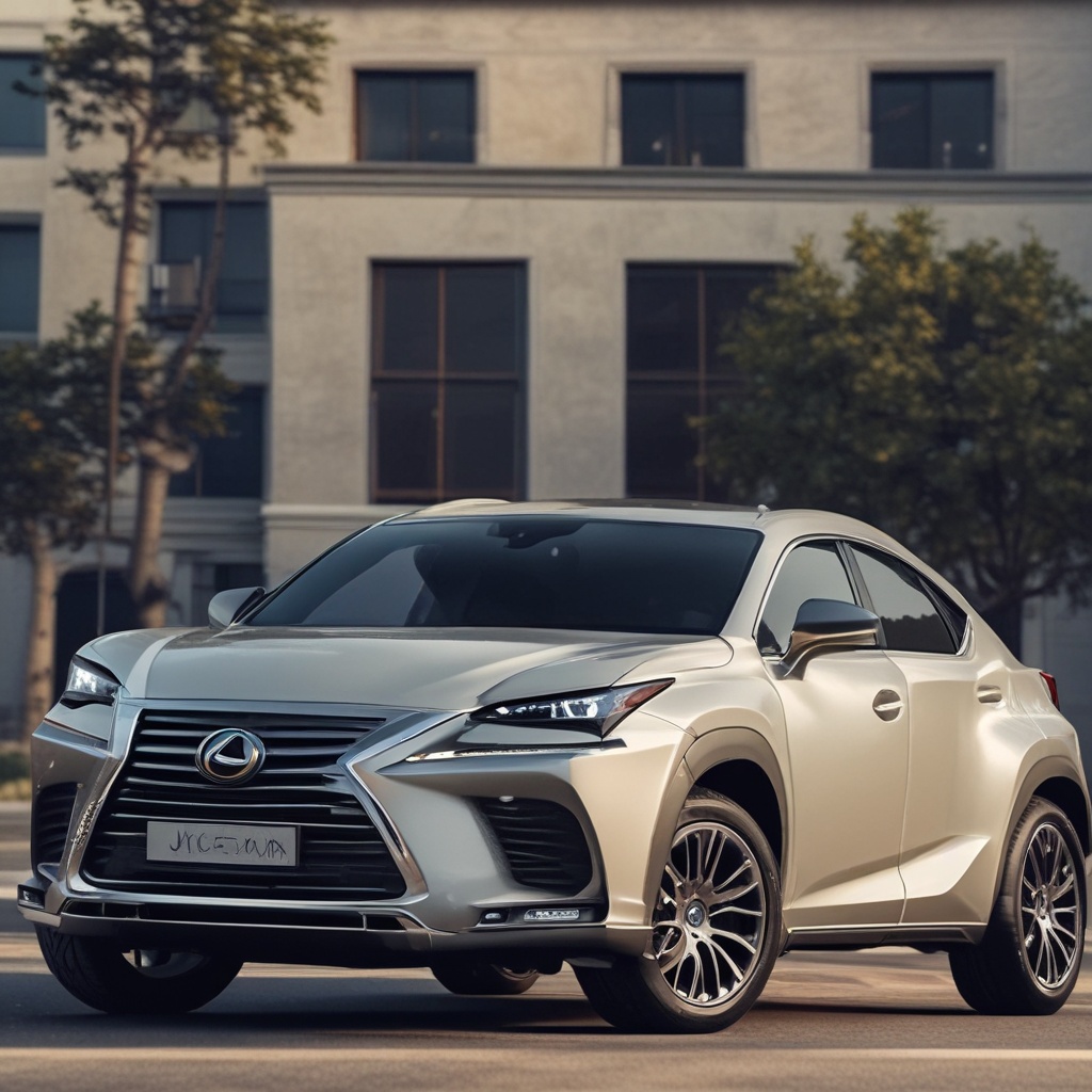 Lexus NX car driving