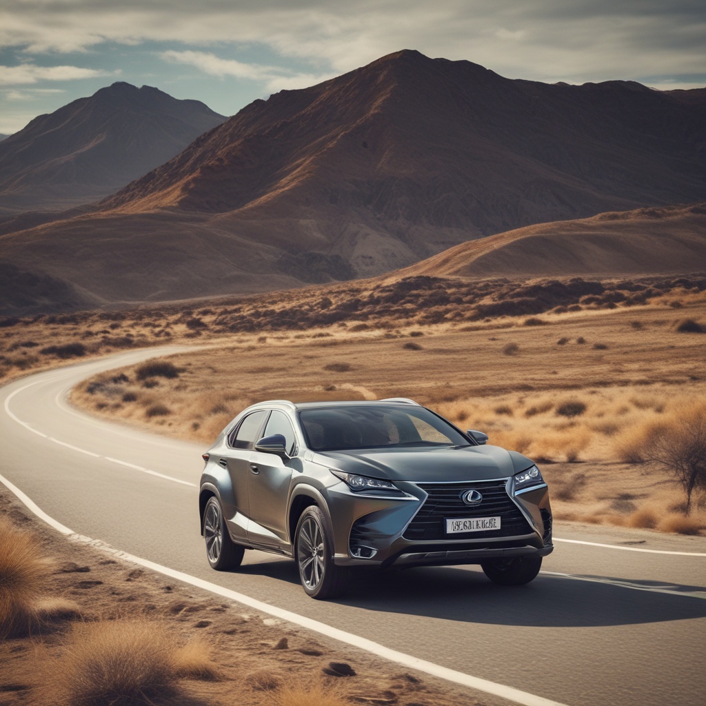 Lexus NX on road